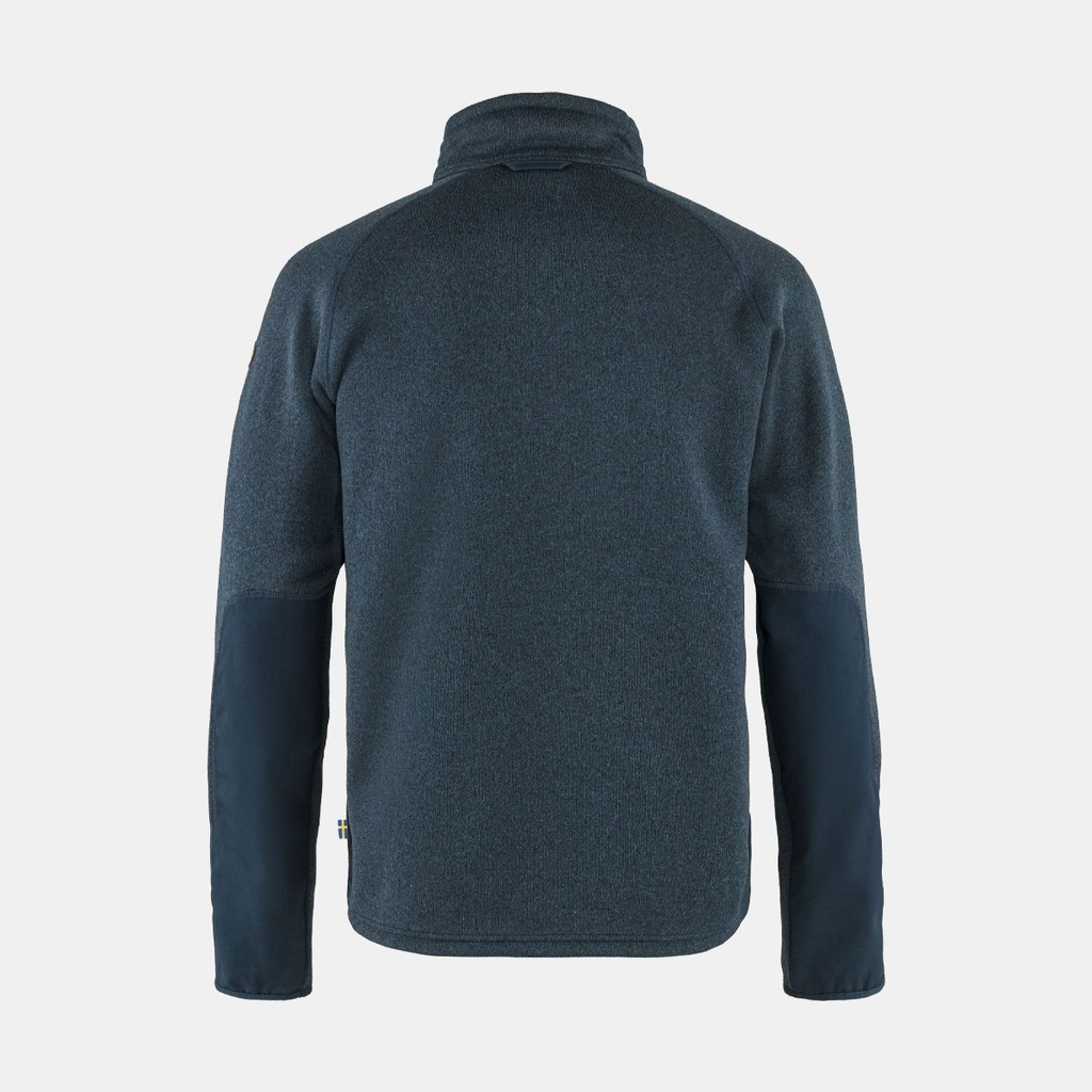 Övik Fleece Zip Sweater Navy