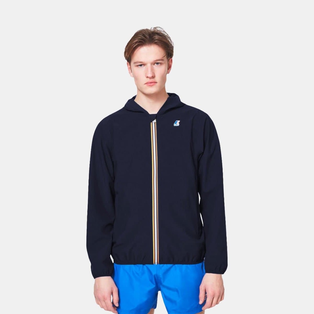 Jacques Stretch Dot Blue Depth