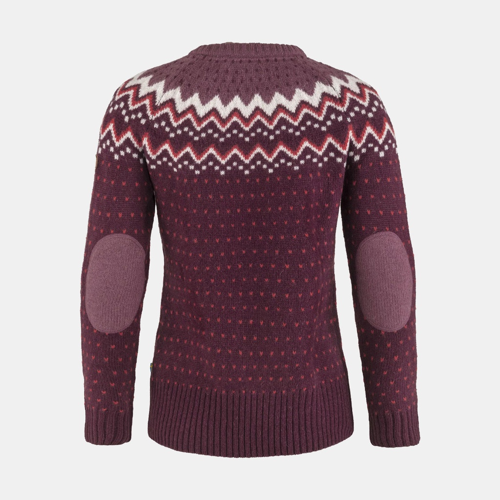 Övik Knit Sweater Women Dark Garnet