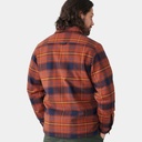 Ovik Lite Padded Shirt Autumn Leaf / Dark Navy