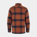 Ovik Lite Padded Shirt Autumn Leaf / Dark Navy