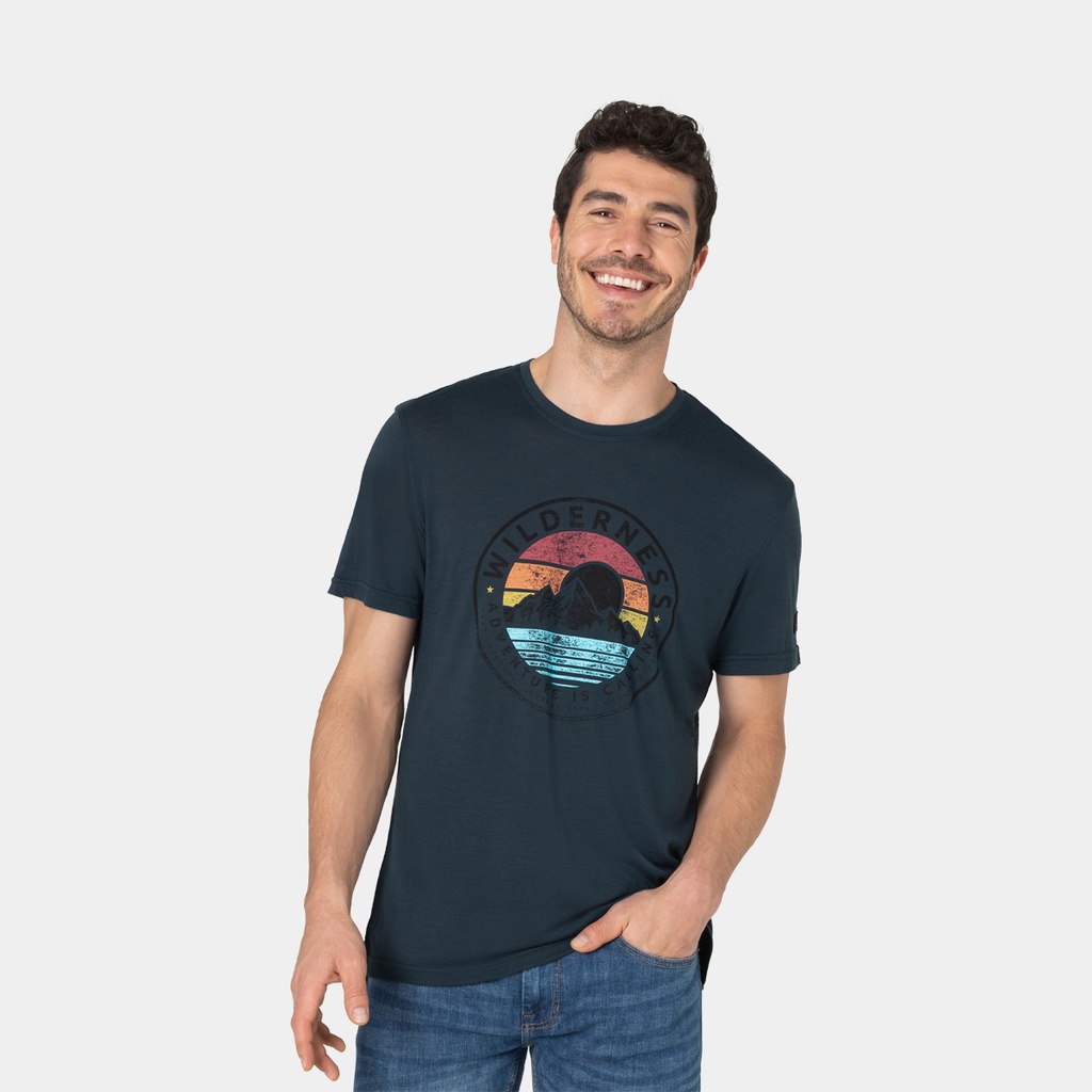 Wilderness Tee Blueberry / Various