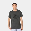 Mountain Lovers Tee Pirate Grey Melange /Jet Black