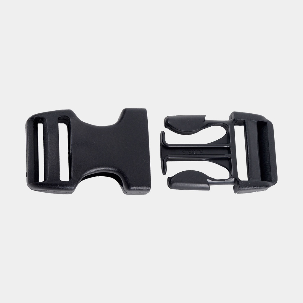 Dual Buckle 25mm Carded (2pcs)