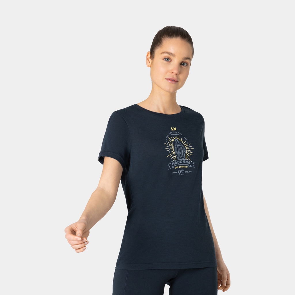 Bikepacking Tee Women Blueberry / Various (copie)