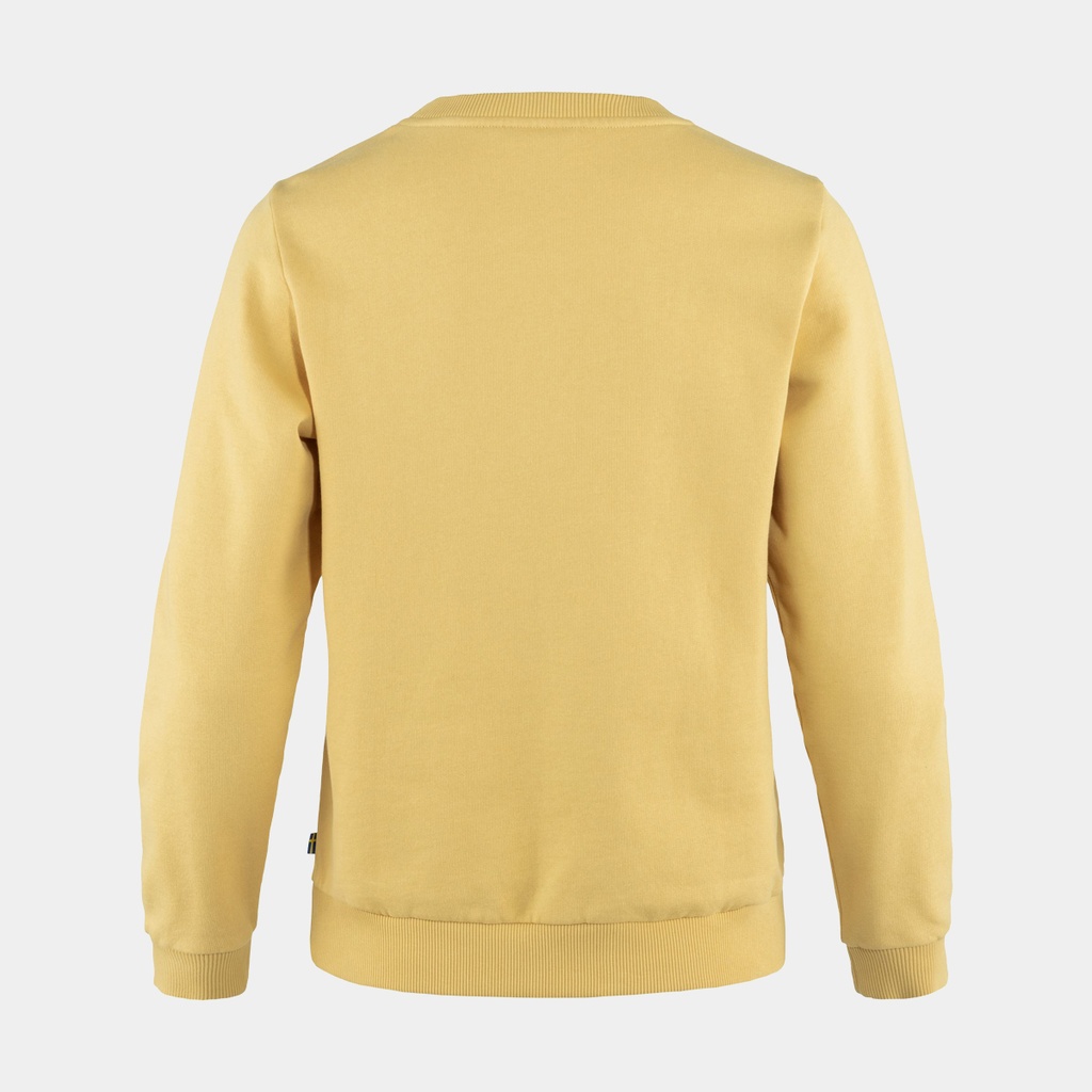 Fjällräven Logo Sweater Women Mais Yellow