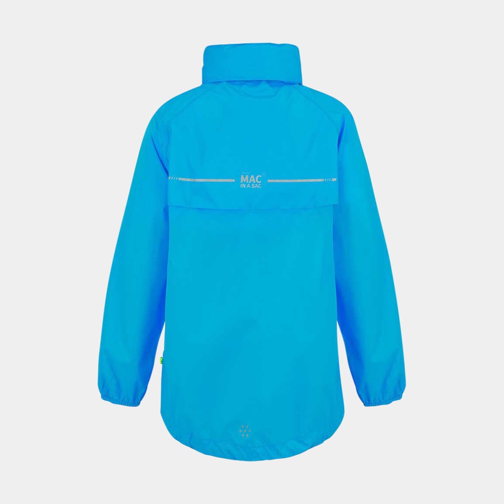 Mac in a Sac Origin II Jacket Kids Neon Blue