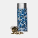 Théière Isotherme Inox Flowers 400ml Bleu