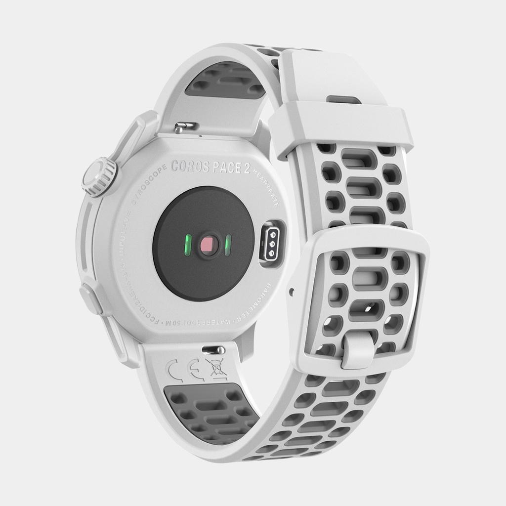 Coros Pace 2 Silicone White