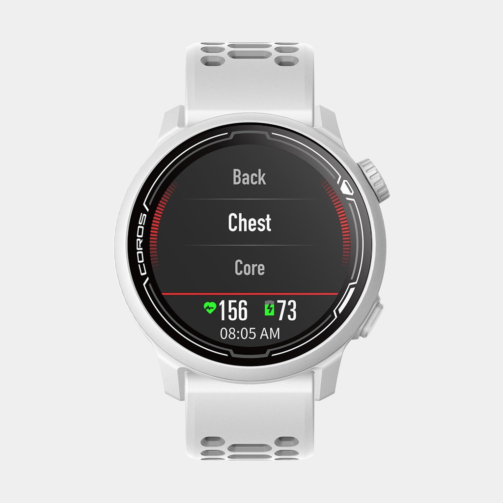Coros Pace 2 Silicone White