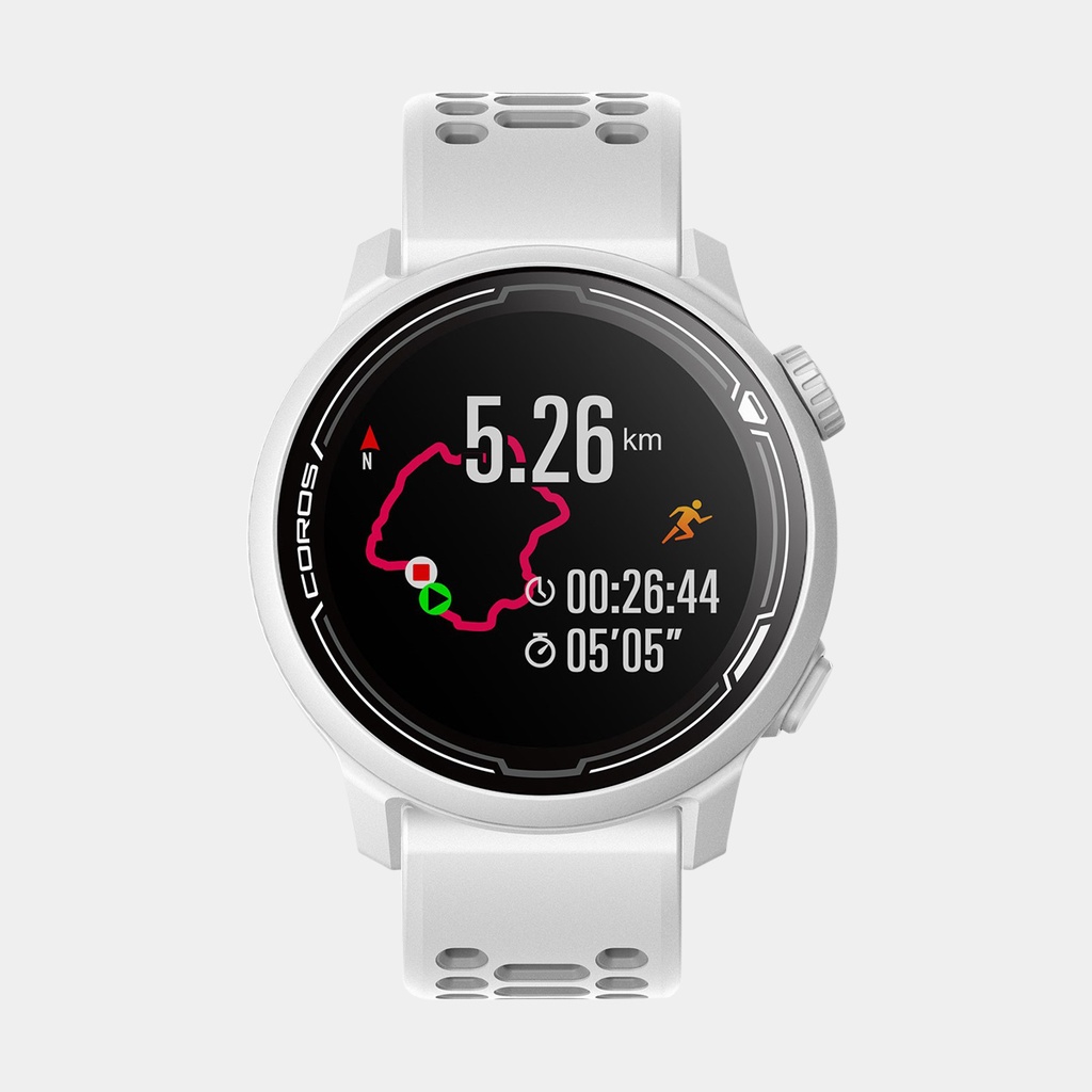 Coros Pace 2 Silicone White