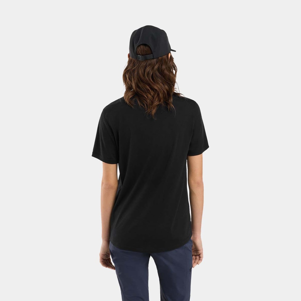 Lana Crew Short Sleeves T-Shirt Women Black