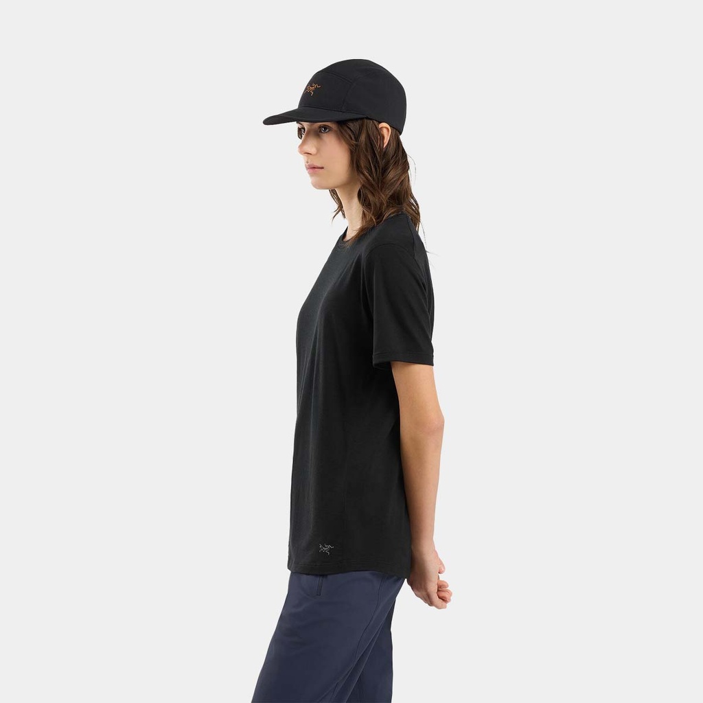 Lana Crew Short Sleeves T-Shirt Women Black