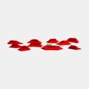 ProLine Screw-Ons 6 (10pcs) M Traffic Red