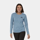 Long-Sleeved Cap Cool Daily Graphic Shirt Line Logo Ridge Stripe: Smolder Blue X-Dye (copie)