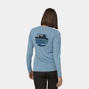 Long-Sleeved Cap Cool Daily Graphic Shirt Line Logo Ridge Stripe: Smolder Blue X-Dye (copie)