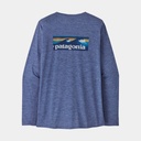 Cap Cool Daily Graphic Shirt Waters Long Sleeves Boardshort Logo: Wavy Blue X-Dye (copie)