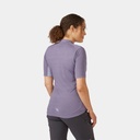 Cindercrino Zip Tee Women Purple Sage