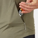 Cindercrino Zip Tee Light Khaki