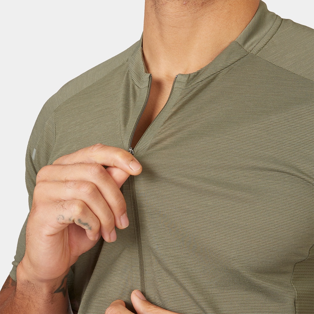 Cindercrino Zip Tee Light Khaki