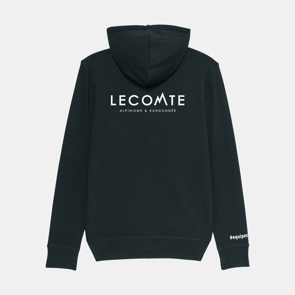 Hoodie Full Zip Lecomte Noir