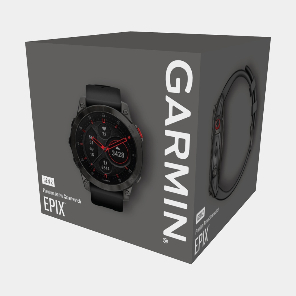 Epix Gen 2 Sapphire (2022) Black Titanium DLC w/ Black Band