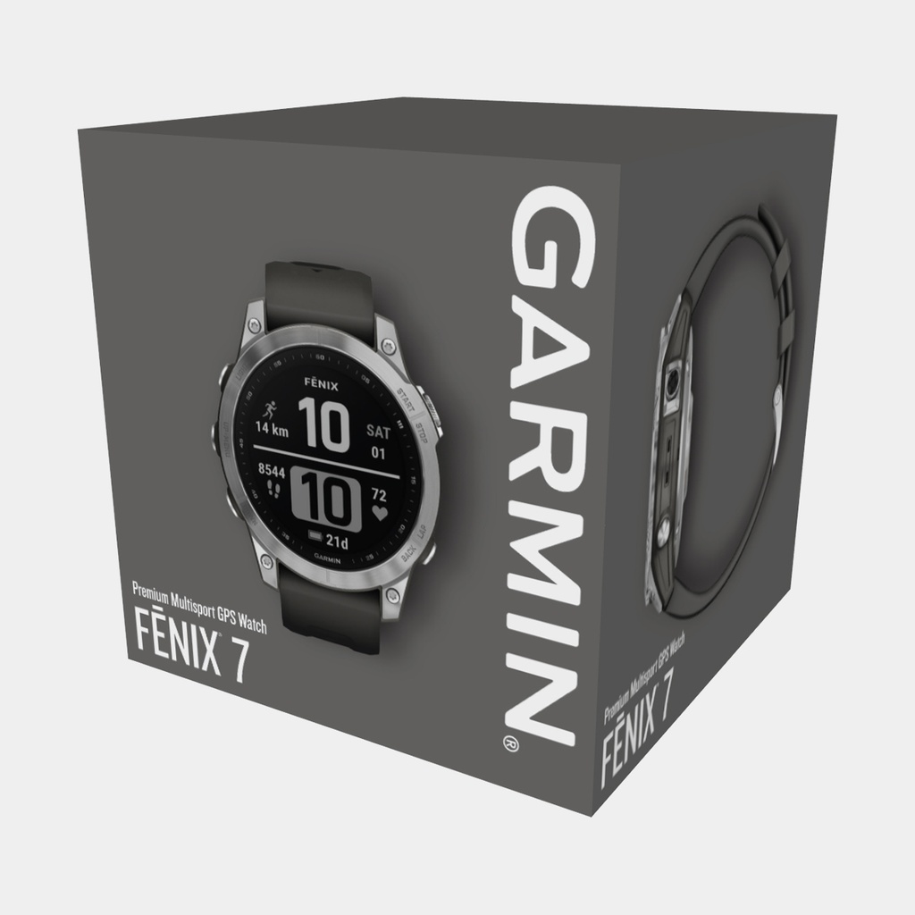Fenix 7 (2022) Silver w/ Graphite Band