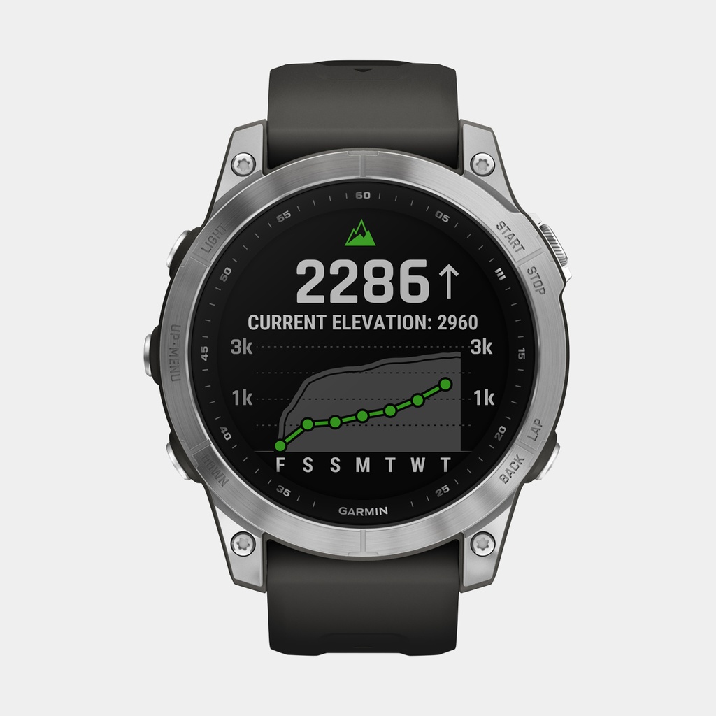 Fenix 7 (2022) Silver w/ Graphite Band