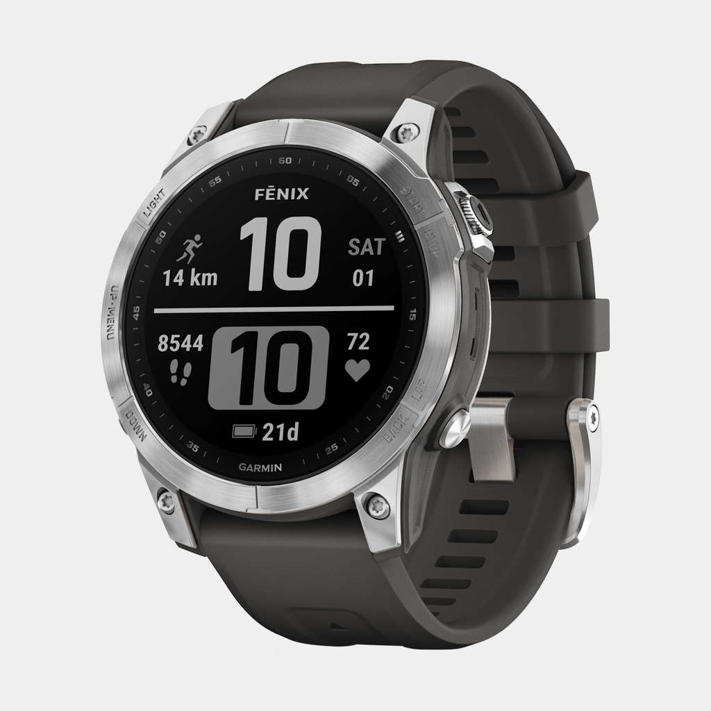 Fenix 7 (2022) Silver w/ Graphite Band