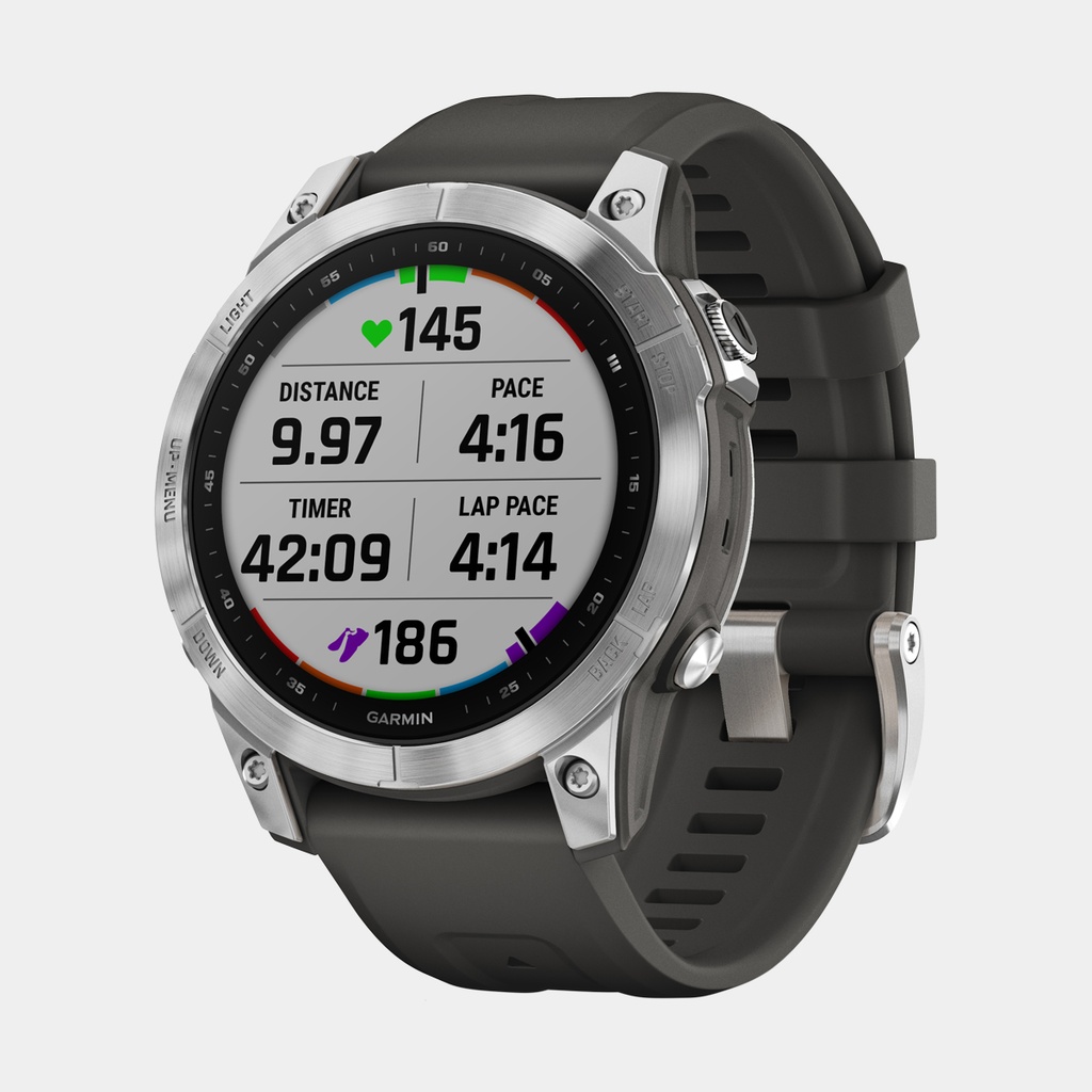 Fenix 7 (2022) Silver w/ Graphite Band