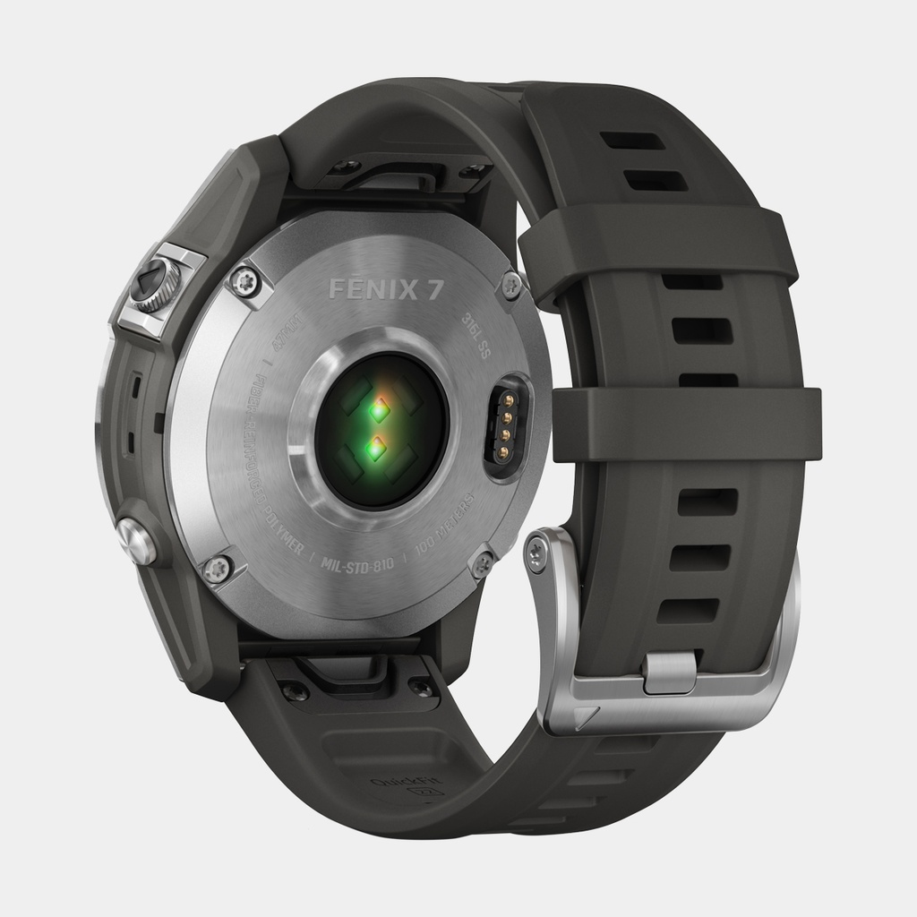 Fenix 7 (2022) Silver w/ Graphite Band