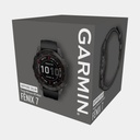 Fenix 7 Sapphire Solar (2022) Black DLC Titanium w/ Black Band