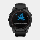 Fenix 7 Sapphire Solar (2022) Black DLC Titanium w/ Black Band