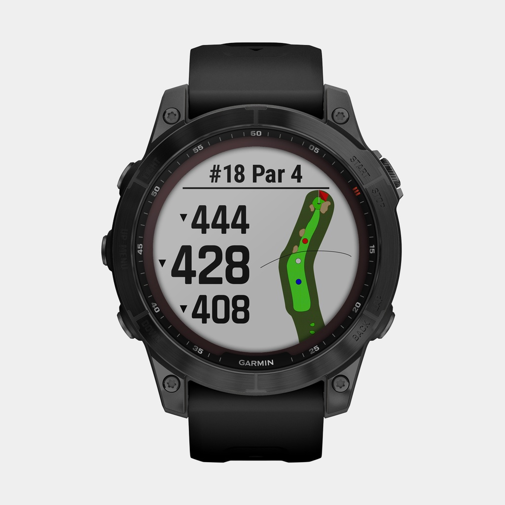Fenix 7 Sapphire Solar (2022) Black DLC Titanium w/ Black Band