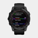 Fenix 7 Sapphire Solar (2022) Black DLC Titanium w/ Black Band