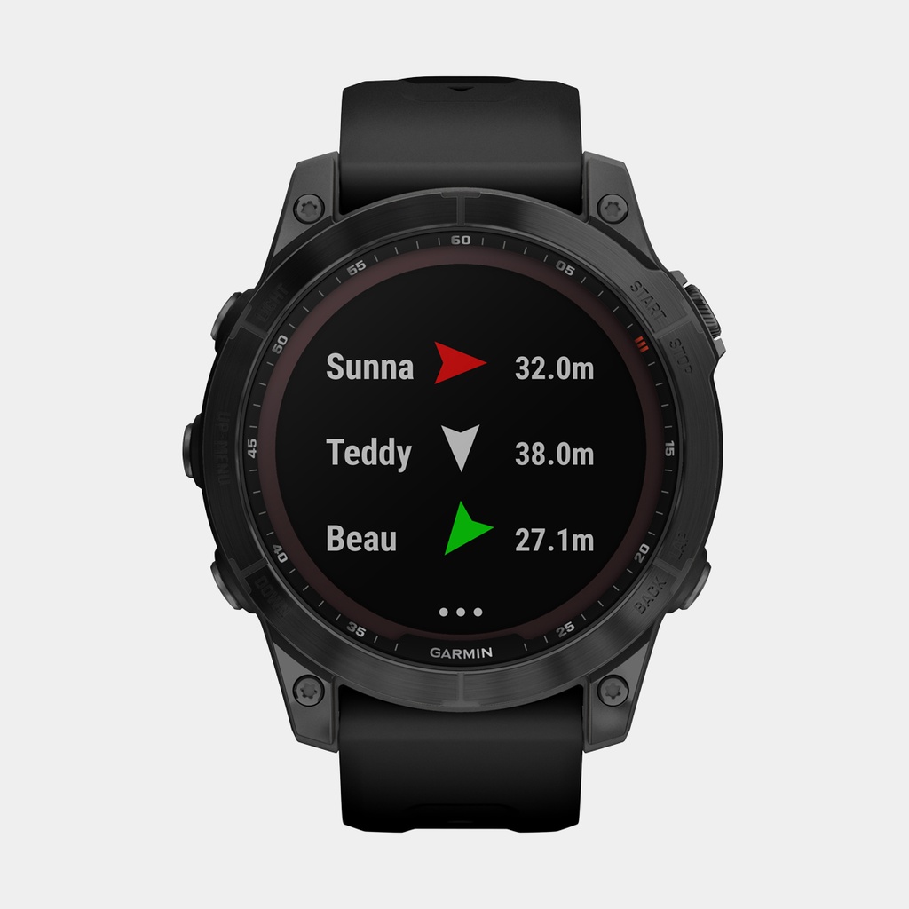 Fenix 7 Sapphire Solar (2022) Black DLC Titanium w/ Black Band