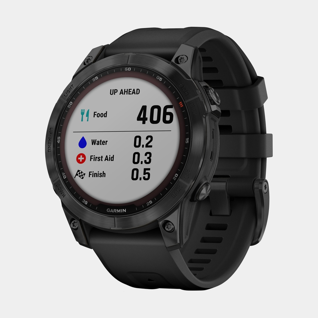 Fenix 7 Sapphire Solar (2022) Black DLC Titanium w/ Black Band
