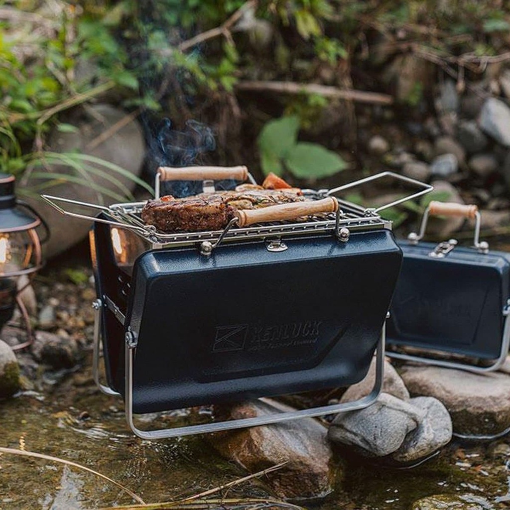 Kenluck Mini Grill Gloss Blue Hammertone