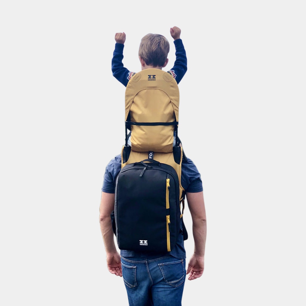 MiniMeis Backpack Yellow Black