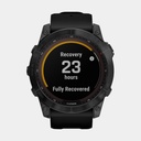 Fenix 7X Sapphire Solar (2022) Carbon Gray DLC w/ Black Band (copie)