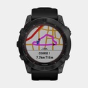 Fenix 7X Sapphire Solar (2022) Carbon Gray DLC w/ Black Band (copie)