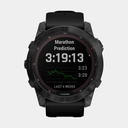 Fenix 7X Sapphire Solar (2022) Carbon Gray DLC w/ Black Band (copie)