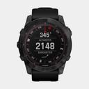 Fenix 7X Sapphire Solar (2022) Carbon Gray DLC w/ Black Band (copie)