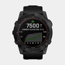 Fenix 7X Sapphire Solar (2022) Carbon Gray DLC w/ Black Band (copie)