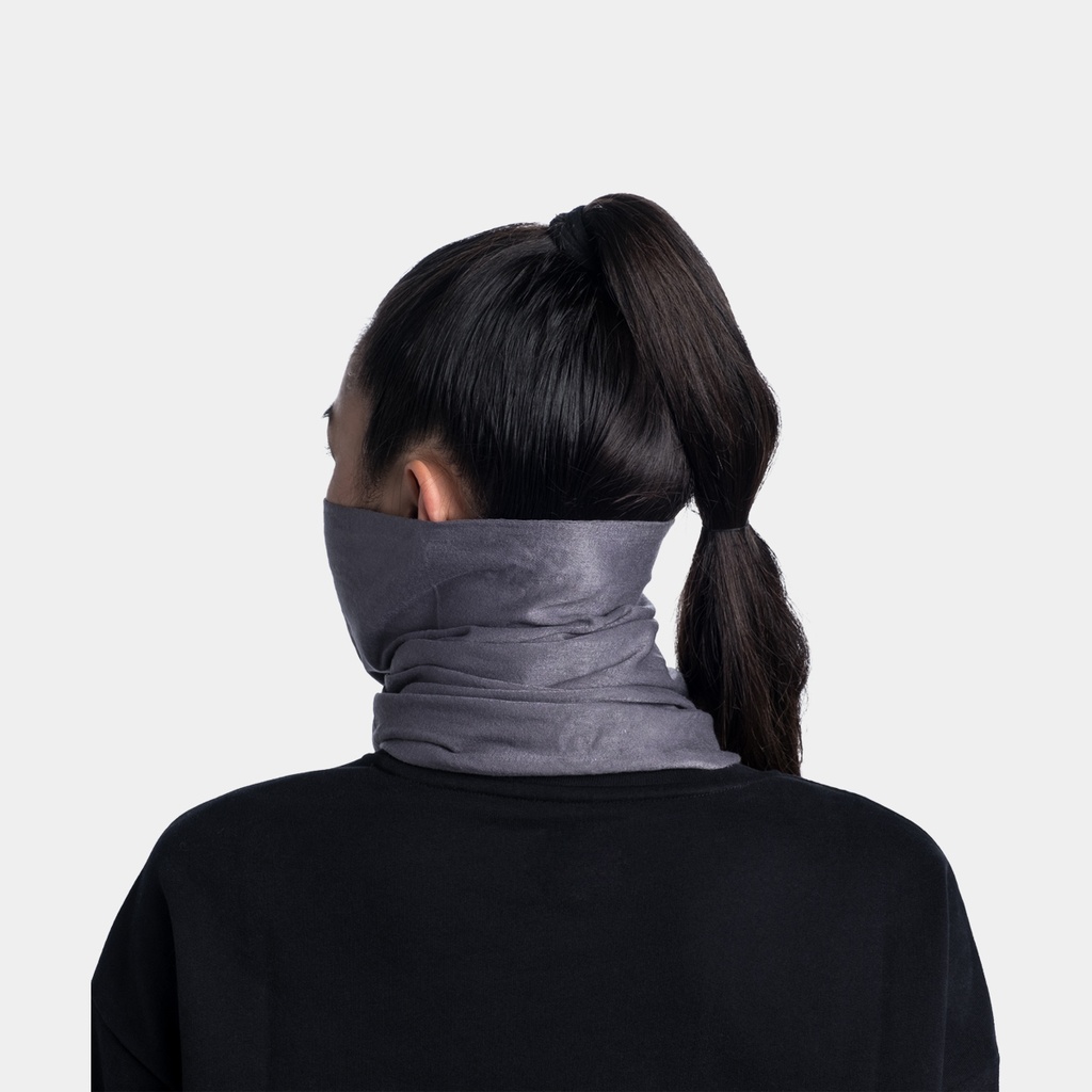 Thermonet Neckwarmer Solid Grey Castlerock