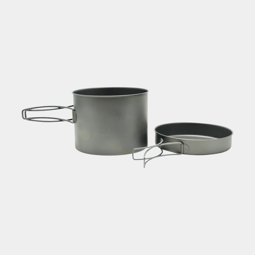 Titanium 1300ml Pot with Pan