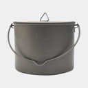 Titanium 1300ml Pot with Bail Handle