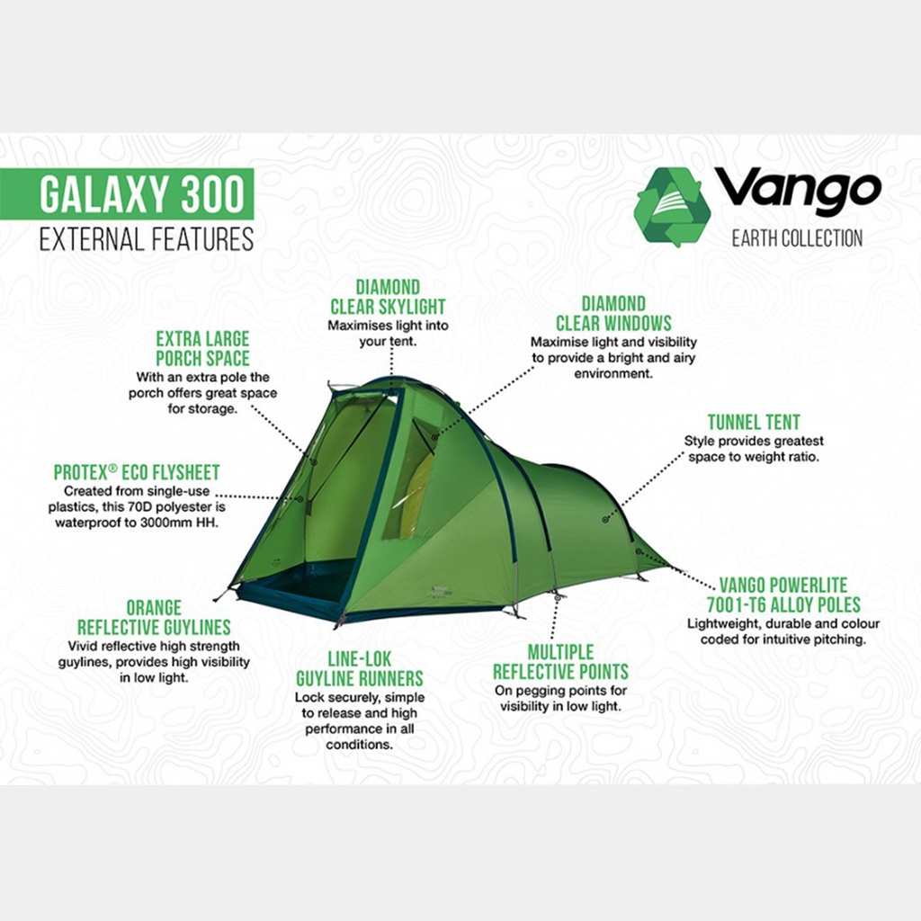 Galaxy 300 Pamir Green