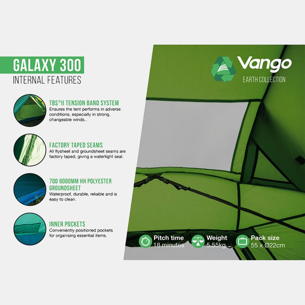 Galaxy 300 Pamir Green