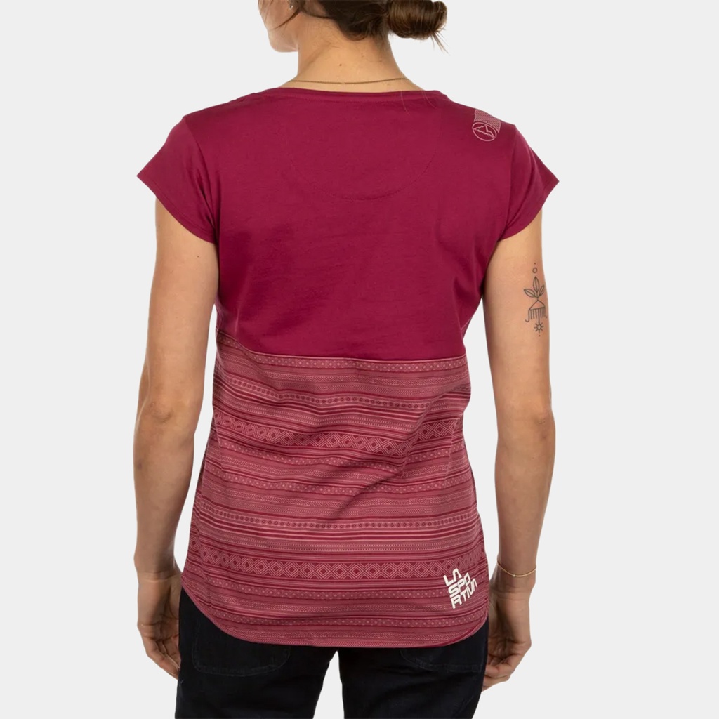Lidra T-Shirt Women Red Plum